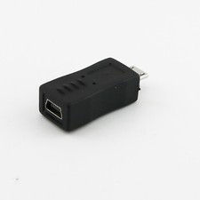 1pc USB Micro 5 Pin Male To Mini 5 Pin Female Jack Converter Adapter Straight