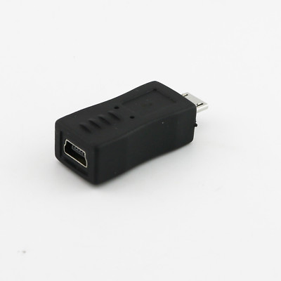 1pc USB Micro 5 Pin Male To Mini 5 Pin Female Jack Converter Adapter Straight