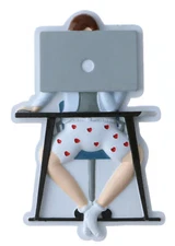 Zoom Call (Male) Personalized Christmas Ornament