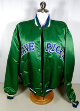 Vintage Starter NBA Dallas Mavericks Green Bomber Jacket Size XL Made in USA