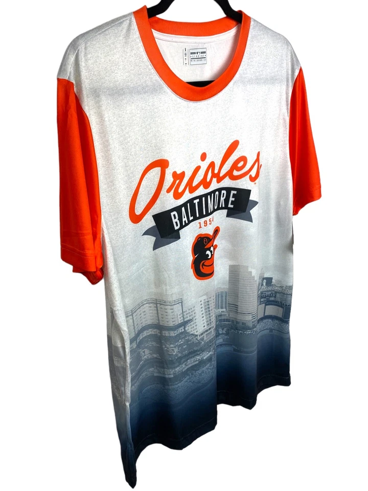 Baltimore ORIOLES Béisbol ⚾️Estadio Atlético Oficial MLB 🏟 Camisa Para Hombre LG NUEVO Foto 2 de 4