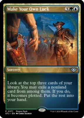 Make Your Own Luck - Promo Pack NM, English MTG Promo Pack: Outlaws of  Thunder J | eBay