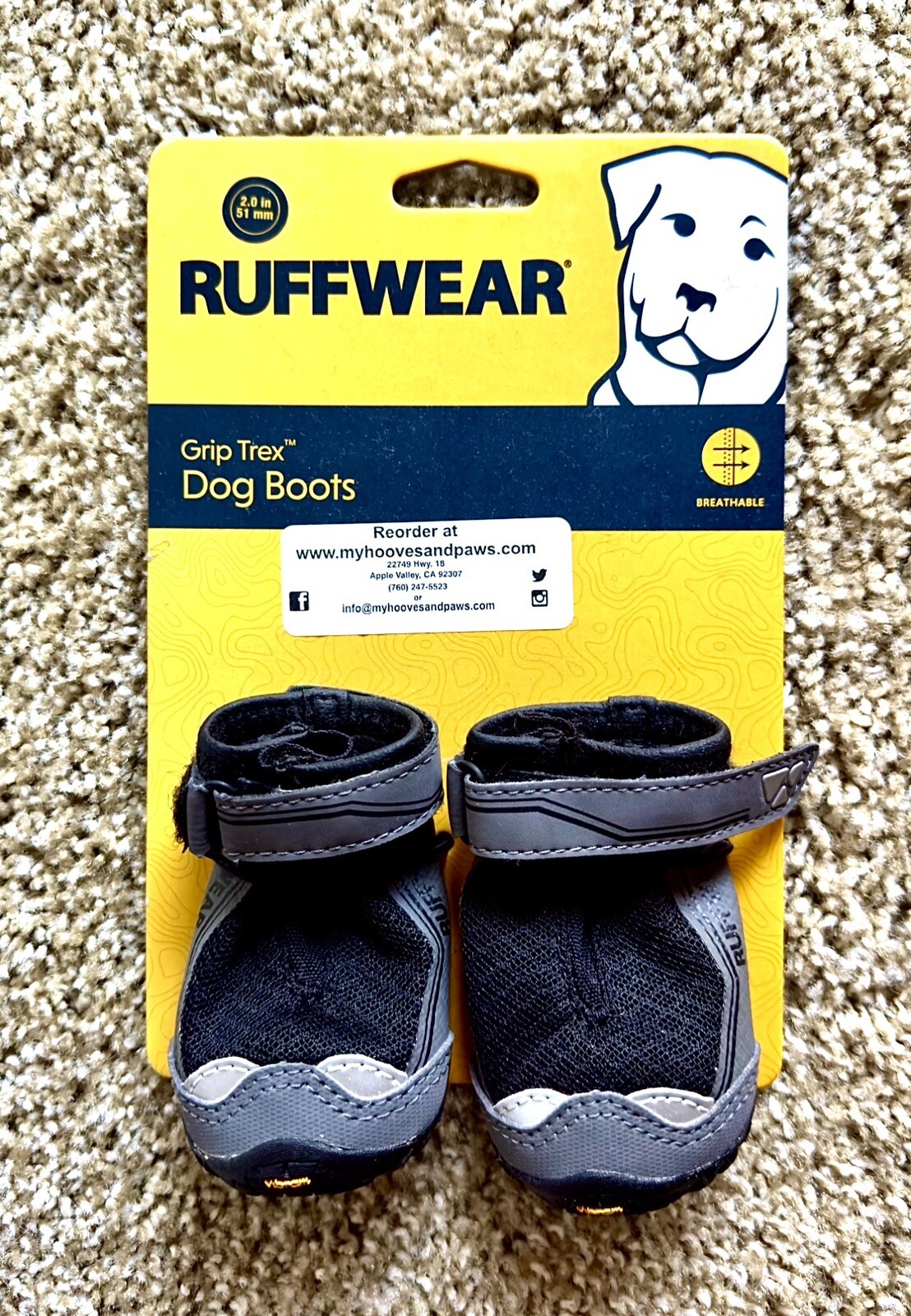 Ruffwear Grip Trex Dog Boots 1.5 and 2.0 eBay