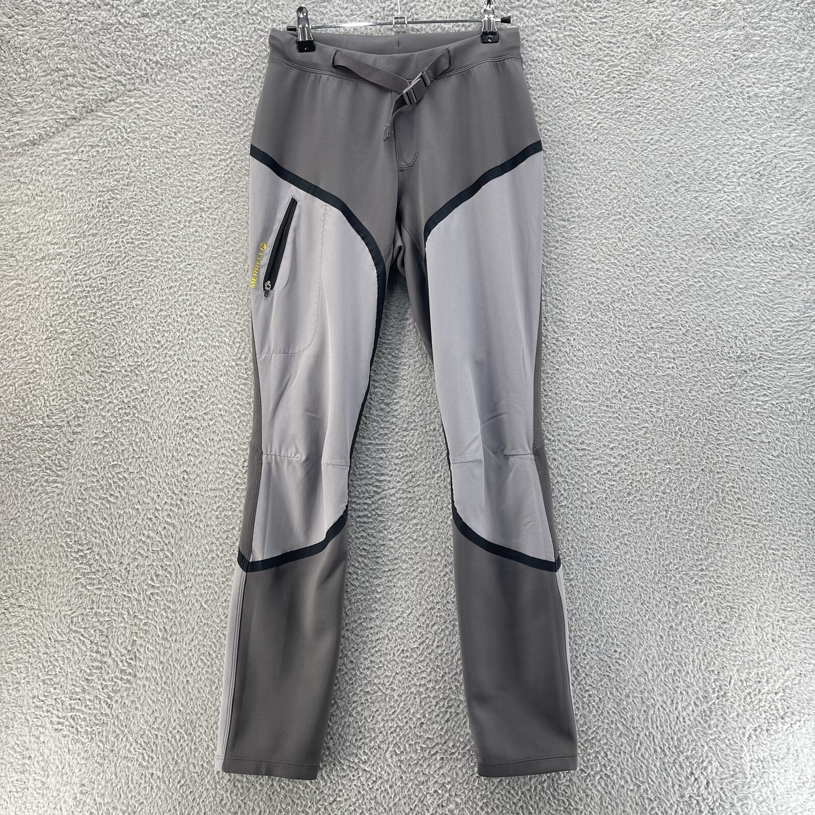 MERRELL Merrel Pantaloni da Escursionismo Donna Piccoli Grigio Pull On Elasticizzati Cintura Outdoor Gorpcore*