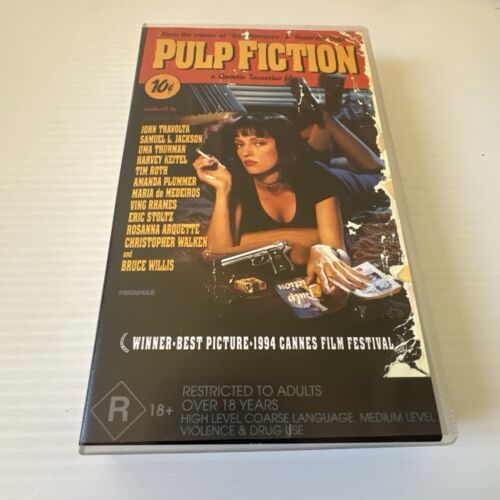 Pulp Fiction VHS + DVD Set. + Kill Bill Vol 1 & 2 DVD Tarantino - Picture 2 of 16