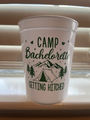 Camp Bachorlette Cups