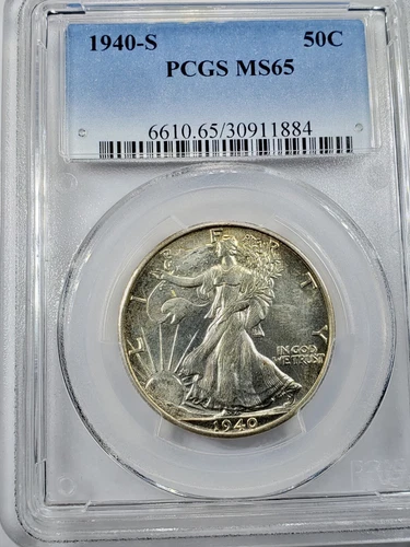 1940-S 50c PCGS MS-65 Walking Liberty Half Dollar