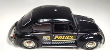 UNI Fortune Volkswagen Beetle RMZ City Black Police Car Classic Vehicle Diecast