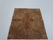 Burr Walnut Veneer - 4 NATURAL WOOD SHEETS - 130mm x 120mm