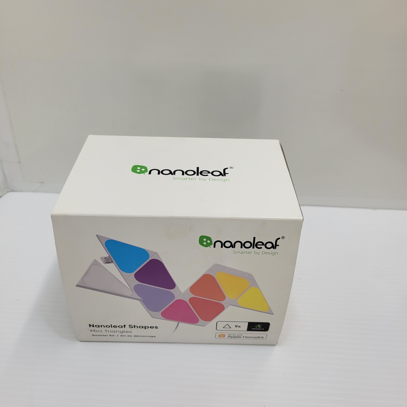 New, Nanoleaf Shapes Mini Triangles Smarter Kit Includes 9 Light Led panels