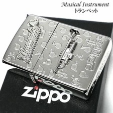 Zippo accendino olio strumento musicale tromba metallo ottone argento NUOVO dal Giappone