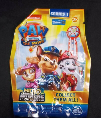 Paw Patrol the Movie Series 1 Micro Movers open blind bag Choose from Menu