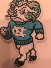 UNC PATCH UNIVERSITY of north carolina patch UNC iron on patch 2.75 x 2.5 $5.95