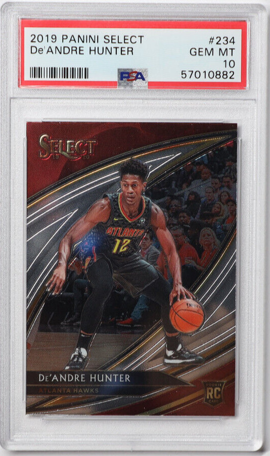 2019-20 Panini Select De'Andre Hunter Courtside Rookie RC #234 PSA 10