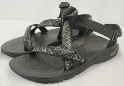 CHACO Z/1 WOMEN'S GRAY ADJUSTABLE SANDALS SIZE 10 US VGC!