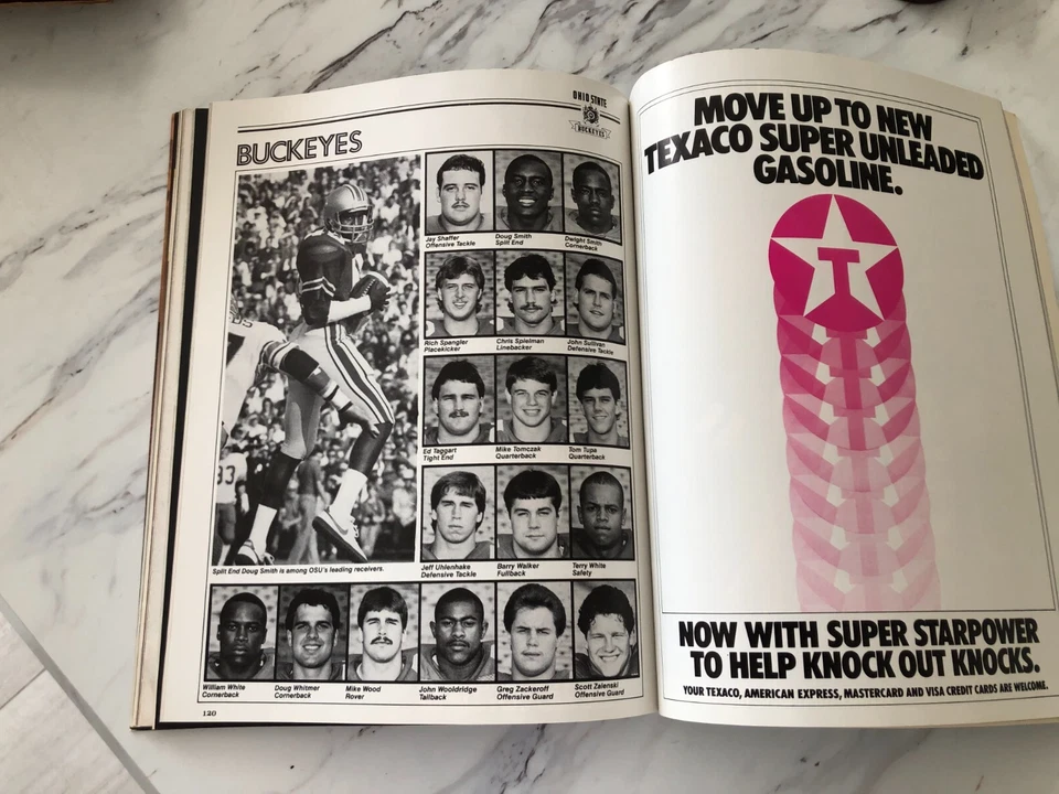 1985 Rose Bowl Program Football Ohio State Buckeye vs  USC Trojans - Image 3 of 4