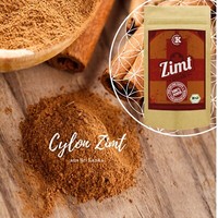 Bio Ceylon Zimt Gemahlen 250G – Echter Zimt Aus Sri Lanka – Cumarinarm – Feines