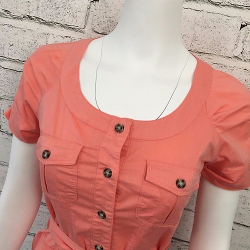 New York & Company Women's Short Sleeve Button Down Top Size XS Shirt Blouse - Picture 3 of 7