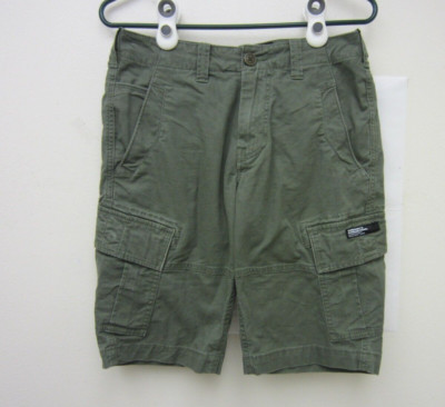 Superdry Cargo Shorts Mens 28wx11 Slim Core Canvas Heavy