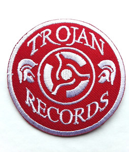 Trojan Skns Patch Sew / Ron On Badge Ska Reggae Rocksteady O O