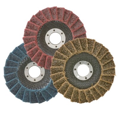 3 Pack - 4-1/2'' x 7/8'' Black Hawk Surface Conditioning Flap Discs Variety Pack