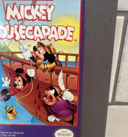 Mickey Mousecapade Nintendo Entertainment Sys NES 1988 Cleaned - Tested - Works