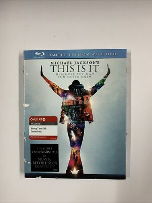 Michael Jackson's THIS IS IT Limited Edition With DVD - Only At Target (SEALED)
