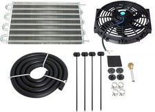 MAGQOO 8 Row Tube and Fin Transmission Cooler High Performance Aluminium Oil