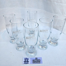 Lot de 6 Verres MONIN & BIERE 25CL Neuf mais carton reconditionné - Bar Bistrot