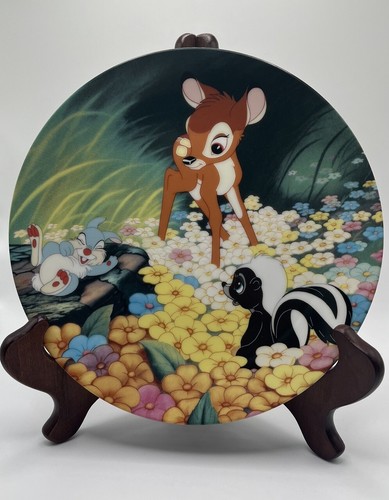 Vintage Knowles/Disney Bambi Collectors Plate Bambi"s New Friends 1991