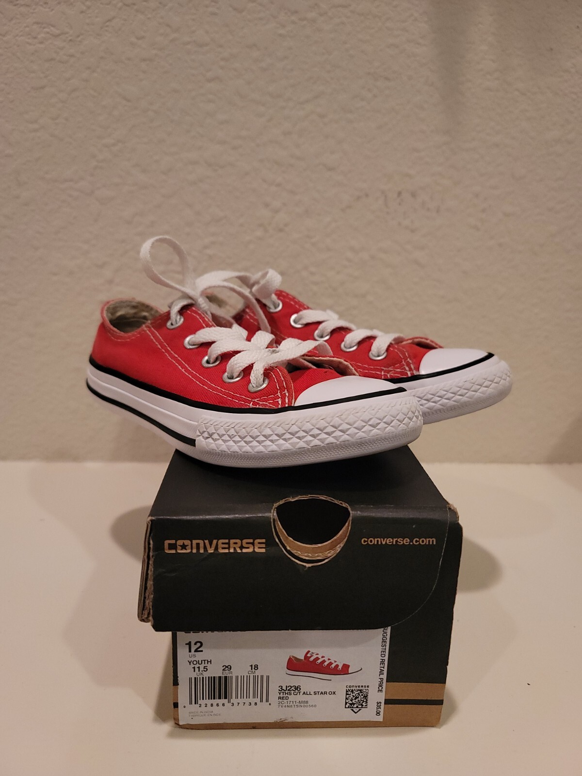 Girls CONVERSE Shoes Youth size 12M in VERY GOOD CONDITION eBay
