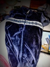 New Moncler toddler 12-18 month blue one piece