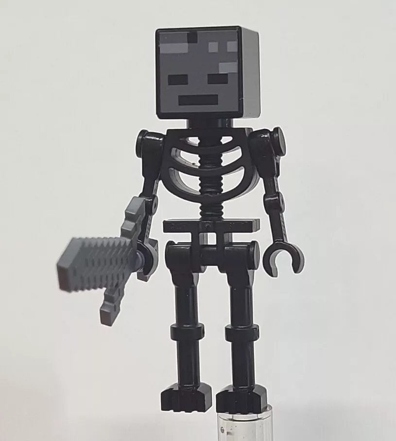 Lego Minecraft Wither Skeleton Minifigure with Sword