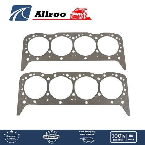 Juego de 2 juntas de culata de acero inoxidable para Chevrolet 350 V8 5,7 L 7733 - Imagen 1 de 9