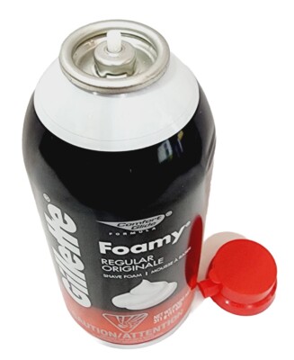 Gillette Foamy SHAVE FOAM Regular Comfort Glide Formula Shaving 11 oz/311g Cap