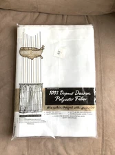 NEW 2 Piece Solid Sheer White Panels Rod Pocket Window Curtain Pair 41” x 63"