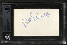 Bill Parcells Giants HOF'er Signed 3x5 Index Card BECKETT Bill Parcells Giants HOF'er Signed 3x5 Index Card BECKETT