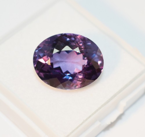 Rarest 12 Ct Alexandrite Loose Gemstone Color Change Oval Cut Natural Untreated - Picture 2 of 9