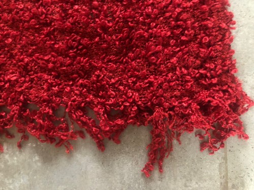 New With Tag “NEXT” Lightweight Polyester Red Bobble Throw 200x150cm 59x79” - Picture 2 of 10