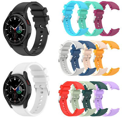 Watch Strap Stainless Steel Buckle Watchband for Samsung Galaxy Watch4 Classic