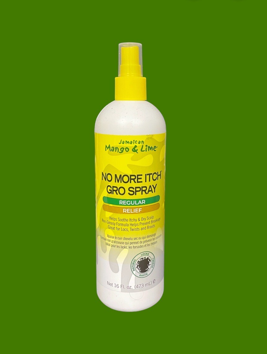 JAMAICAN MANGO & LIME REGULAR RELIEF NO MORE ITCH GRO SPRAY 16OZ