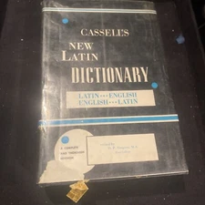 Vintage Book Cassell’s New Latin Dictionary 1959 Hardcover