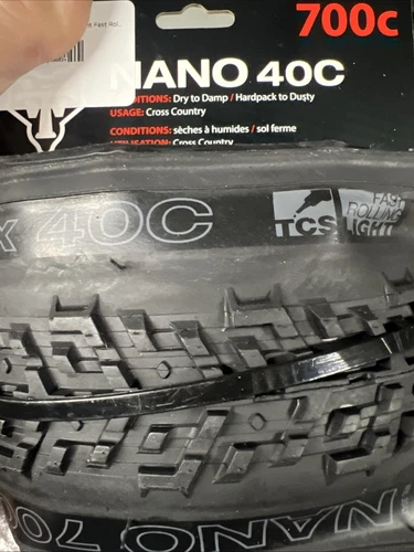 NEW WTB Nano 700x40C TCS Fast Rolling Light Folding Tubeless Gravel CX Bike Tire