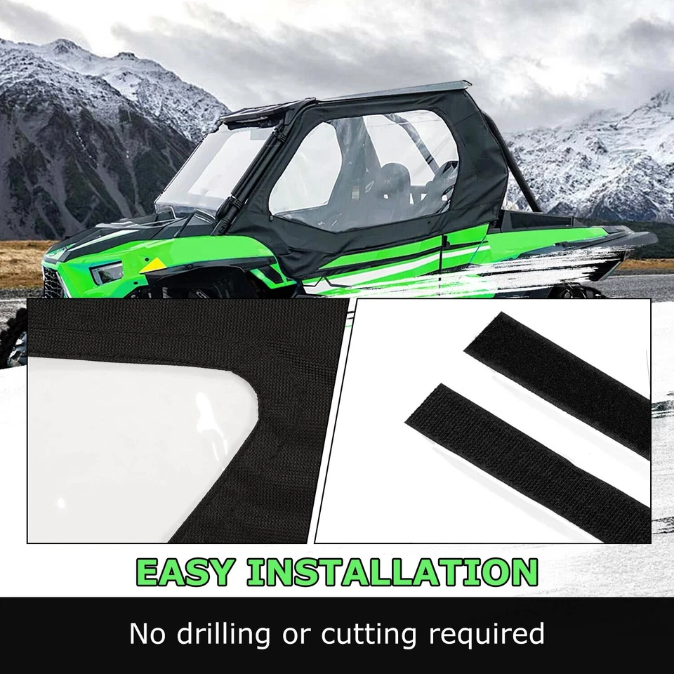 Мягкие верхние двери для 14-22 Polaris RZR XP 1000 / XP Turbo / S 1000 / 900 / S 900 - Изображение 3 из 4