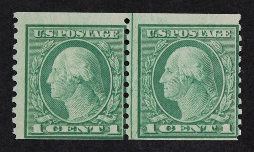 CKStamps: US Stamps Collection Scott#452 1c Washington Mint NH OG 24 1/2mm