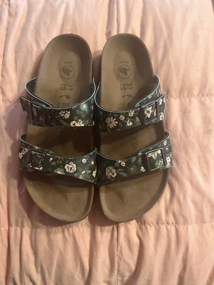 Birkenstock Sydney flor verde azulado talla 37 Foto 4 de 4