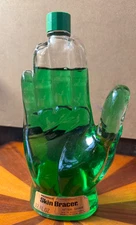 Vintage 1970s Mennen Skin Bracer Aftershave Glass HandBottle