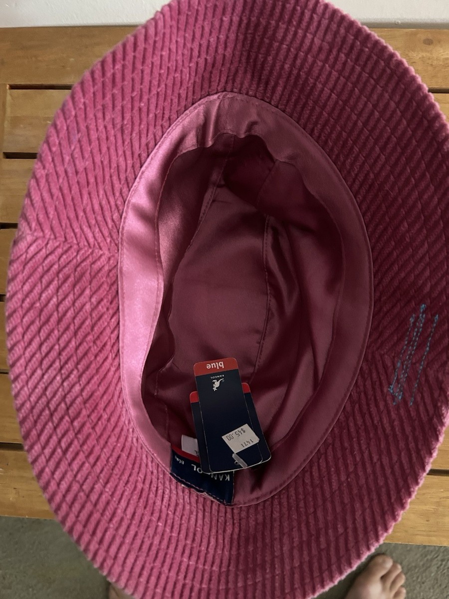 NWT Kangol Pink Cord Bucket Corduroy Hat Small | eBay display picture 3