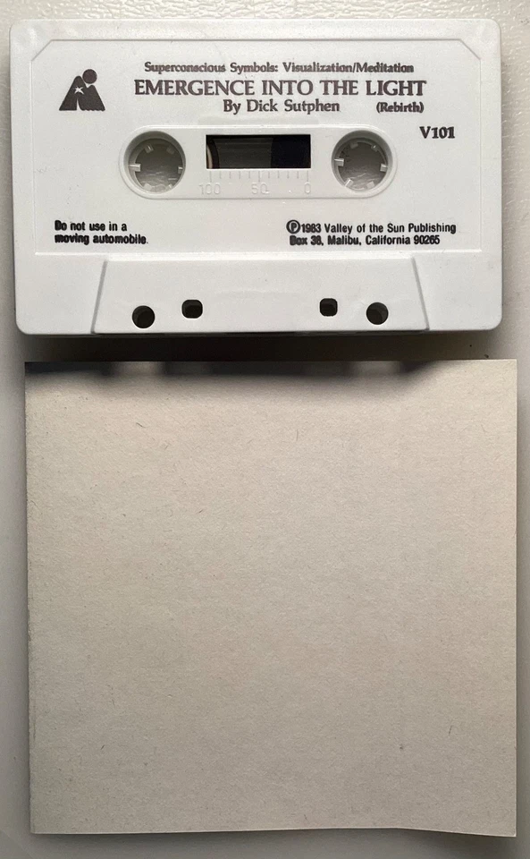 Dick Sutphen / Upper Astral - Emergence Into The Light (Cassette, 1984) New Age - Image 4 of 4