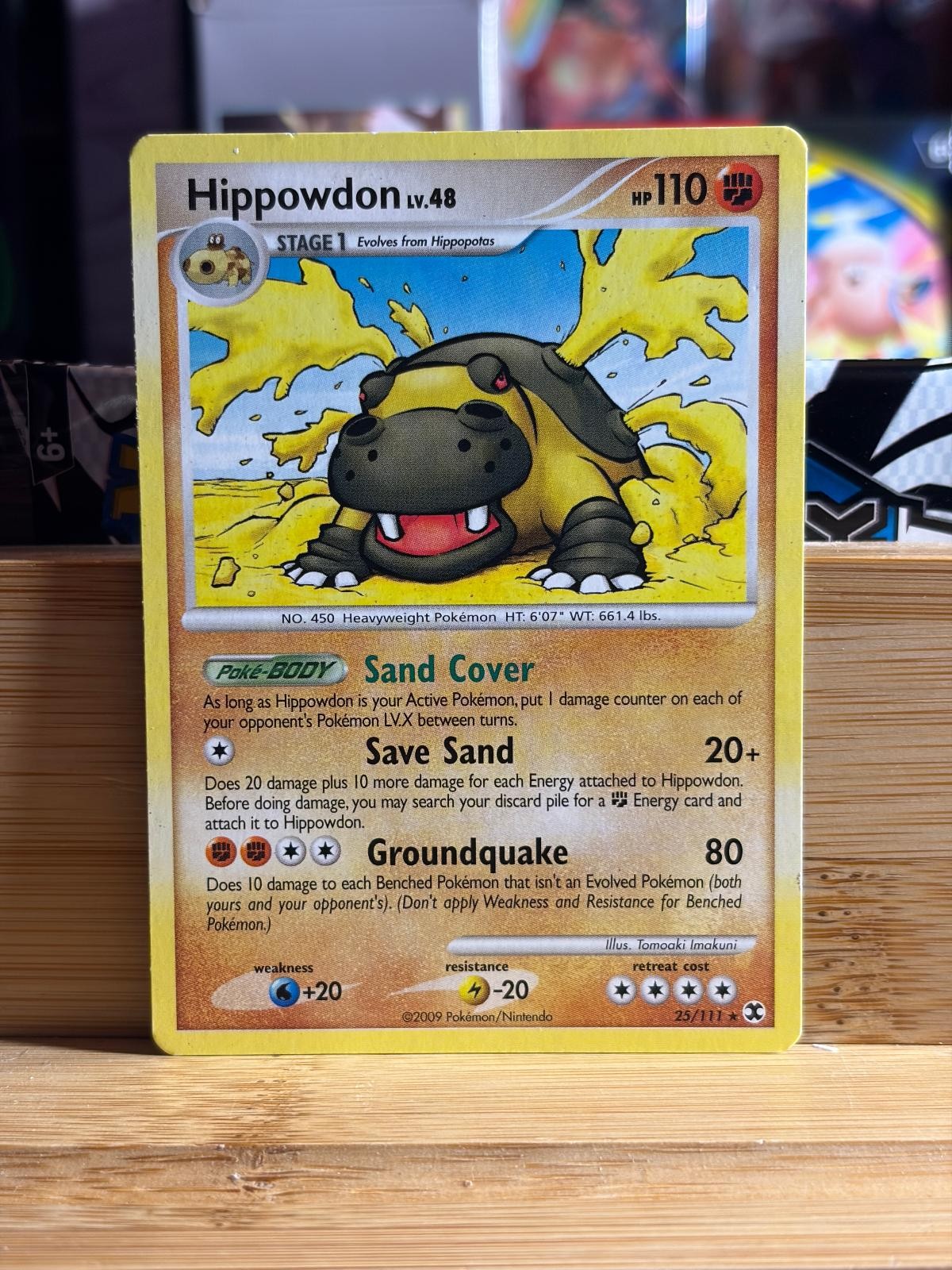 HIPPOWDON 25/111 Rising Rivals R Pokemon TCG MP